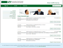 Tablet Screenshot of innovative-stadt.de